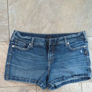 Blue Denim Shorts